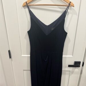 Xscape Elegant Navy Strapless Dress